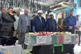 تشییع پیکر 5 شهید گمنام در واحد بوشهر