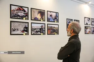 آیین افتتاحیه نمایشگاه عکس &laquo;نَفَس&zwnj;های سوخته&raquo;