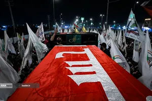 تشییع پیکر مطهر امام مجاهد شهید در کربلای معلی
