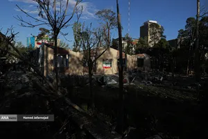 حمله اسرائیل به سفارت سابق آمریکا در تهران و تخریب ساختمان محل اقامت و دفتر کار ویلیام سالیوان آخرین سفیر ایالات متحده آمریکا در ایران