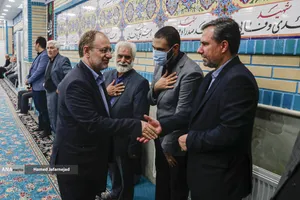 حضور سیدنظام الدین موسوی سخنگوی دیوان محاسبات کشور در مراسم دومین سالگرد عروج حاج رضا سراج