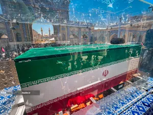 تشییع پیکر مطهر امام شهید در نجف اشرف