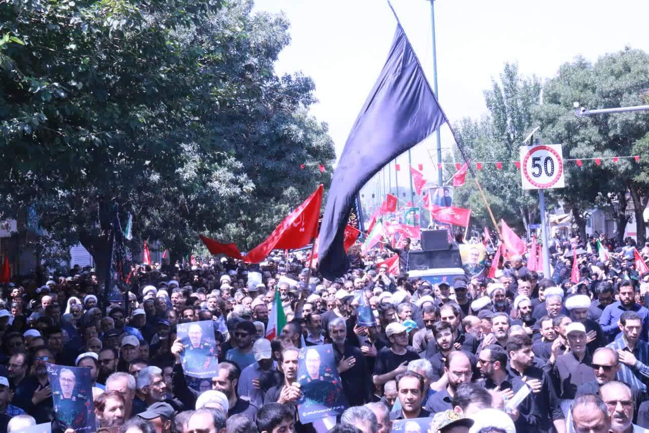مراسم وداع با شکوه سردار شهید علی شادمانی 