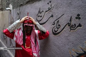 خیمه سوزان ظهر عاشورا - چهارراه گلوبندک تهران