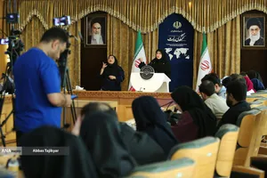 نشست خبری فاطمه مهاجرانی سخنگوی دولت