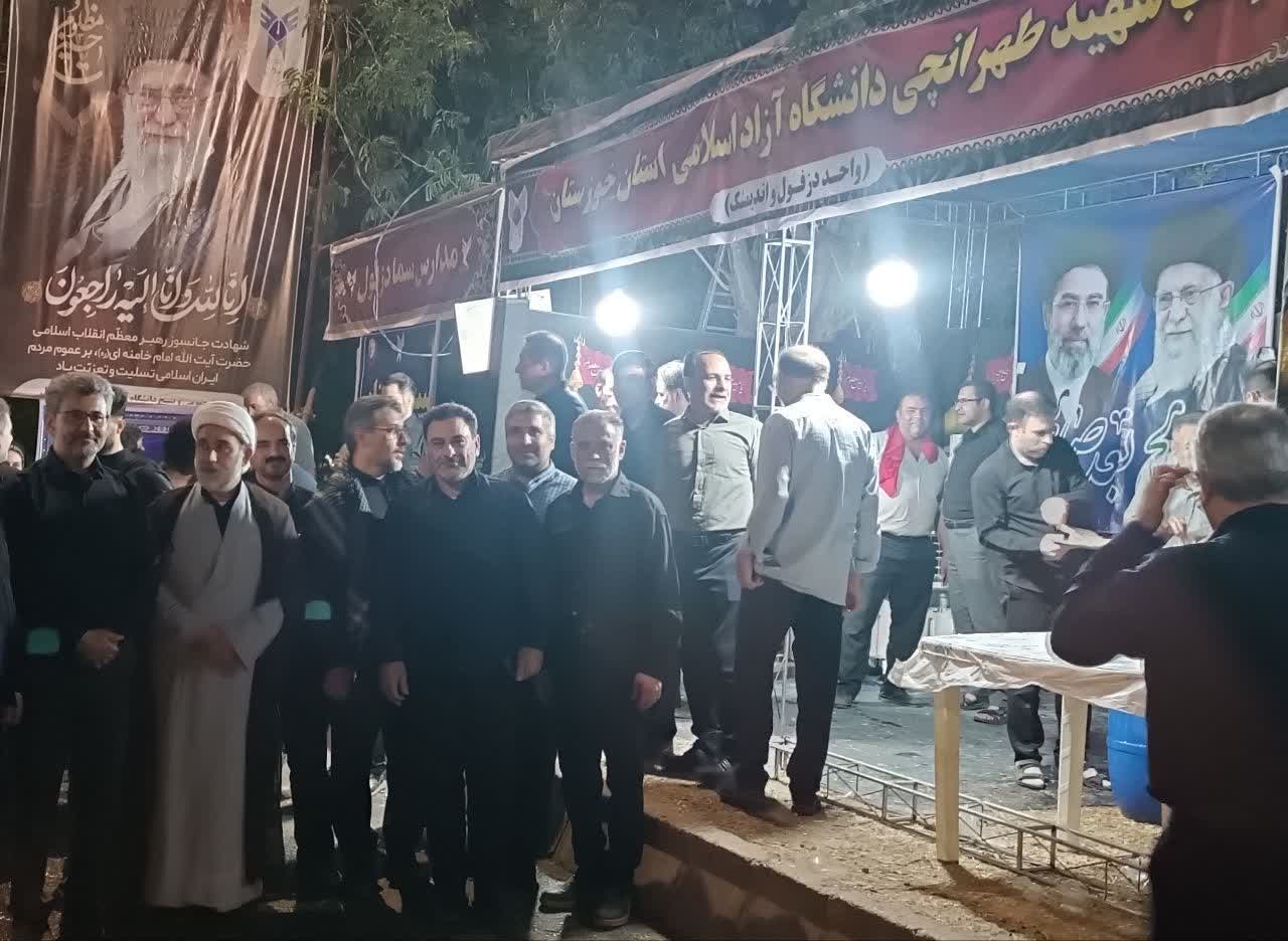 موکب شهید دکتر طهرانچی میزبان کاروان دانشگاهیان دزفول
