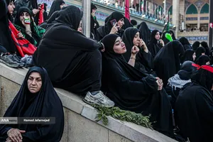 مراسم وداع با رهبر شهید انقلاب حضرت آیت الله سیدعلی خامنه&zwnj;ای (ره) و خانواده ایشان