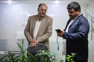 بازدید حسین قرایی مدیرکل روابط عمومی سازمان صداوسیما از خبرگزاری آنا