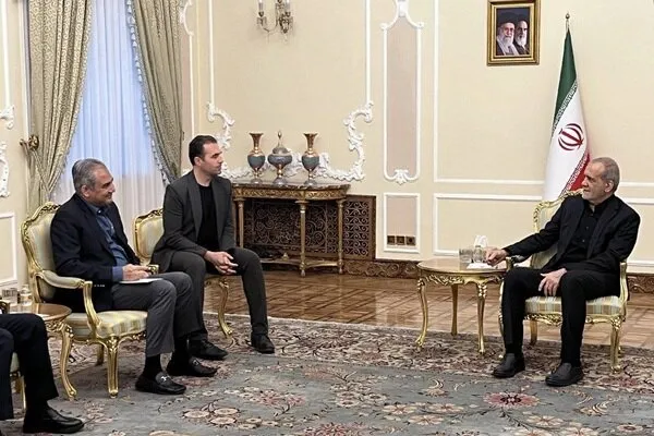 پزشکیان و وزیر کشور پاکستان