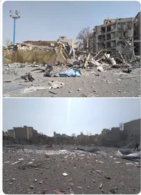 چهارمین سالن کشتی پایتخت مورد اصابت قرار گرفت/ حبیبی: همه چیزمان در سالن پناهی نابود شد