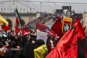 مراسم وداع با رهبر شهید انقلاب
