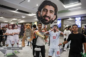آیین استقبال از ملی پوشان 