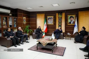  دیدار دکتر رنجبر ریاست دانشگاه آزاد اسلامی با رئیس حوزه ریاست خبرگان رهبری 