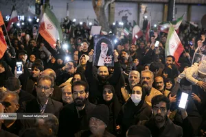 دومین شب عزاداری در سوگ رهبر شهید انقلاب - خیابان نبرد