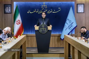 نشست خبری اصغر جهانگیر، سخنگوی قوه قضائیه