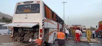 ۲ فوتی و ۱۷ مصدوم در حادثه واژگونی اتوبوس در آزادراه تهران ـ کرج