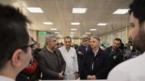 عیادت معاون درمان وزارت بهداشت از مجروحان حوادث اخیر