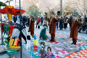 اولین روز اجراهای خیابانی جشنواره تئاتر فجر
