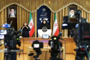 نشست خبری فاطمه مهاجرانی سخنگوی دولت