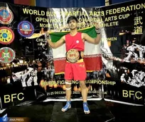 کسب مدال طلای مسابقات ووشو جهانی توسط دانشجوی دانشگاه آزاد