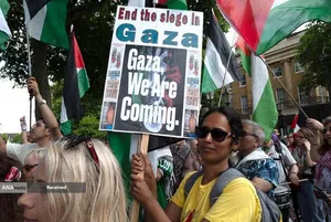 تداوم تظاهرات در کشورهای جهان در محکومیت سیاست گرسنگی دادن به مردم غزه