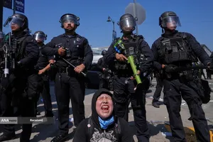 آتش اعتراضات در لس آنجلس