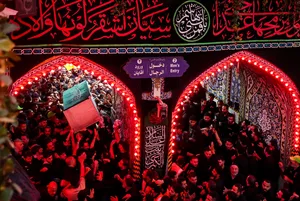 تشییع رهبری در کربلا