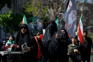 مراسم چهلمین روز شهادت حضرت آیت&zwnj;الله&zwnj; خامنه ای رهبر شهید انقلاب - 2