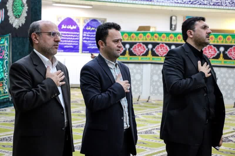 طشت‌گذاری مسجد دانشگاه آزاد اردبیل 