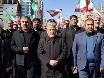 برگزاری مراسم بزرگداشت رهبر انقلاب در دانشگاه آزاد اسلامی استان تهران با حضور دکتر رنجبر