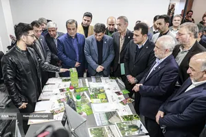 مراسم افتتاح برج فناوری و نوآوری ایثار و شاهد با حضور حسین افشین معاون علمی، فناوری و اقتصاد دانش&zwnj;بنیان رئیس جمهور و سعید اوحدی رئیس بنیاد شهید و امور ایثارگران