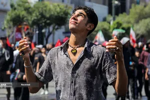 تشییع پیکر مطهر آقای شهید ایران و خانواده ایشان در مشهد