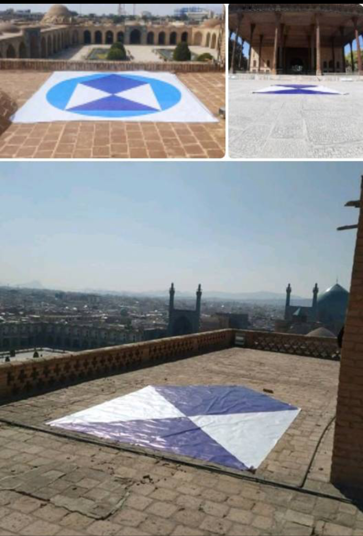 نصب سپر آبی در اماکن فرهنگیتاریخی ایران نصب سپر آبی در اماکن فرهنگیتاریخی ایران