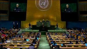 دکتر مسعود پزشکیان رئیس&zwnj;جمهوری اسلامی ایران در سخنرانی خود در هشتاد و یکمین مجمع عمومی سازمان ملل متحد، با اشاره به اتهاماتی که رئیس جمهور آمریکا علیه ایران مطرح کرد، گفت: ما تروریست نیستیم؛ ما قربانی تروریسم هستیم،رئیس جمهور با اشاره به حملات انجام&zwnj;شده علیه ایران اظهار کرد: رهبر ما را بدون هیچ دلیل و برهانی ترور کردند و در حملات صورت&zwnj;گرفته، مدارس، مراکز ورزشی، بیمارستان&zwnj;ها، دانشگاه&zwnj;ها، پل&zwnj;ها و زیرساخت&zwnj;های کشور هدف قرار گرفته&zwnj;اند
