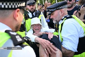 دستگیری طرفداران فلسطین در لندن