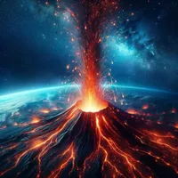 آیا مواد مذاب در فوران آتشفشان‌ به فضا پرتاب می‌شود!؟