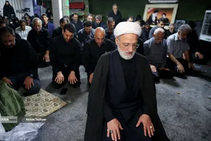 مراسم عزاداری تاسوعای حسینی در بیت شهید رئیسی