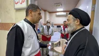 خدمات درمانی هلال احمر به زائران اربعین سال به سال بهتر می‌شود+فیلم