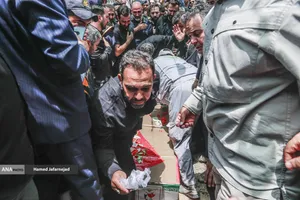 تشییع و تدفین پیکر مطهر بسیجی شهید حسین یوسفخانی