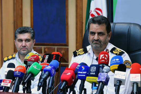نشست خبری رئیس پلیس راهور تهران بزرگ