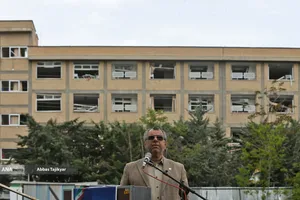 بازدید اصحاب رسانه از  خسارت وارده در دانشگاه شهید بهشتی