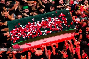 تشییع پیکر مطهر امام مجاهد شهید در کربلای معلی