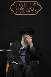 عزاداری شام شهادت حضرت فاطمه(س) با حضور رهبر معظم انقلاب