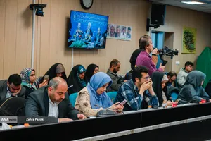 نشست خبری حجت الاسلام حمید رضا ارباب سلیمانی رییس سی و سومین نمایشگاه بین المللی قرآن کریم 