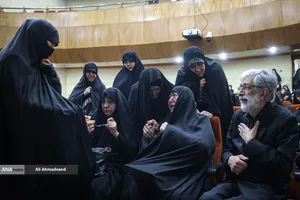 غلامعلی حدادعادل و طیبه ماهروزاده مادر شهیده زهرا حداد عادل