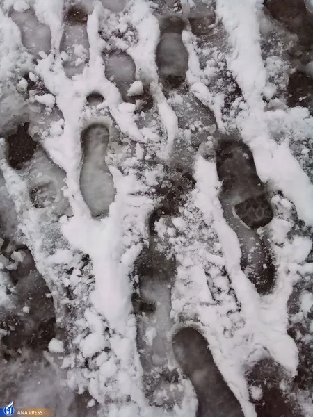 دانشگاه آزاد اسلامی واحد قم در یک روز برفی