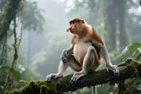 راز بزرگی بینی « میمون‌های بینی‌دراز»