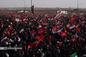 مراسم تشییع پیکر مطهر رهبر شهید انقلاب در قم