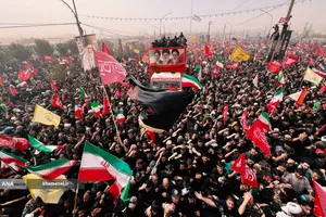 تشییع پیکر مطهر امام مجاهد شهید در شهر مقدس قم