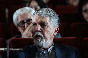 عباس صالحی وزیر فرهنگ و ارشاد اسلامی در مراسم یادبود رضا رویگری